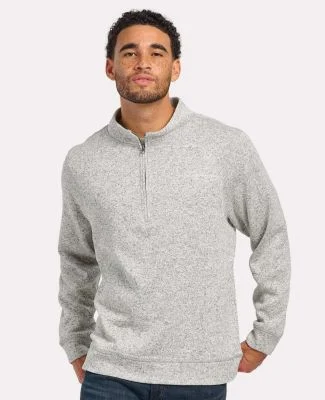 Boxercraft BM5207 Alpine Quater-Zip Pullover in Oxford heather