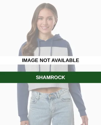 Boxercraft BW5404 Women's Cropped Fleece Hooded Sw Shamrock