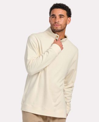 Boxercraft BM5209 French Terry Button Pullover in Natural