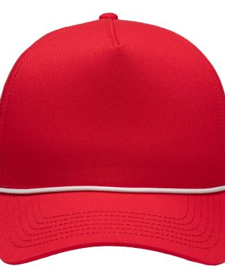 Sportsman SP1300 Five-Panel Rope Heritage Fit Cap in Red
