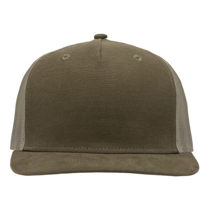 Sportsman SP1550 Modern Five-Panel Trucker Fit Cap in Dark olive green/ khaki