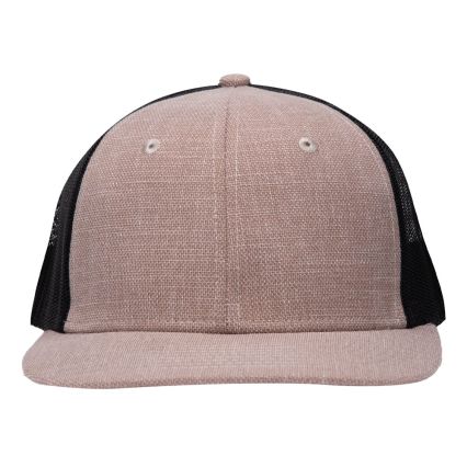 Sportsman SP1650 Modern Six-Panel Trucker Fit Cap in X hatch khaki/ black
