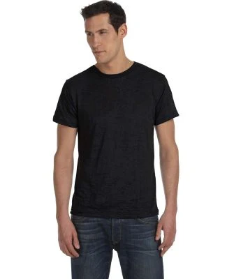 Bella + Canvas 3601 Men's Burnout Short-Sleeve T-S in Black