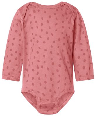 Rabbit Skins 4421 Infant Long Sleeve Jersey Bodysu in Mauvelous spot