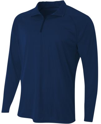 A4 Apparel NB4268 Youth Quarter-Zip in Navy