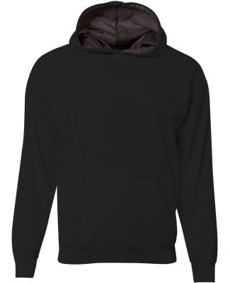 A4 Apparel NB4279 Youth Sprint Hooded Sweatshirt in Black
