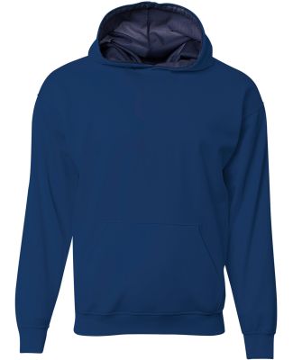 A4 Apparel NB4279 Youth Sprint Hooded Sweatshirt in Navy