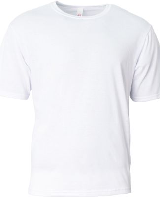 A4 Apparel NB3013 Youth Softek T-Shirt in White