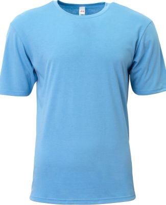 A4 Apparel NB3013 Youth Softek T-Shirt in Light blue