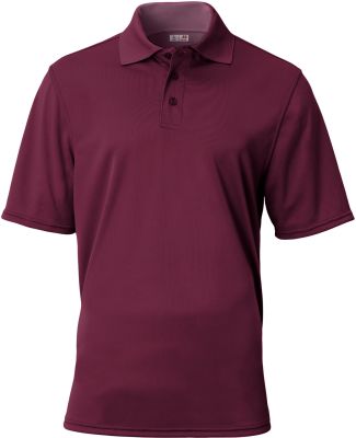 A4 Apparel N3040 Adult Essential Polo in Maroon