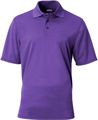 A4 Apparel N3040 Adult Essential Polo in Purple