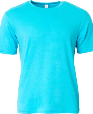 A4 Apparel N3013 Adult Softek T-Shirt in Electric blue