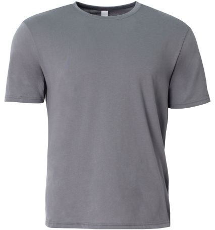 A4 Apparel N3013 Adult Softek T-Shirt in Graphite