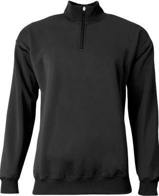 A4 Apparel NB4282 Youth Sprint Quarter Zip in Black