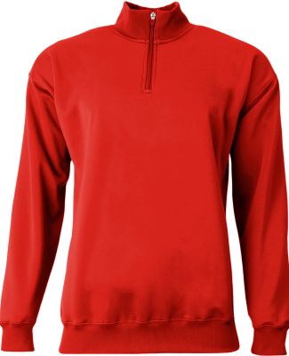 A4 Apparel NB4282 Youth Sprint Quarter Zip in Scarlet