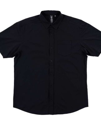 Burnside Clothing 9217 Stretch Woven Shirt in Black