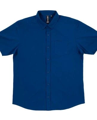 Burnside Clothing 9217 Stretch Woven Shirt in Navy