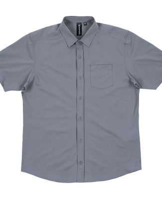 Burnside Clothing 9217 Stretch Woven Shirt in Steel