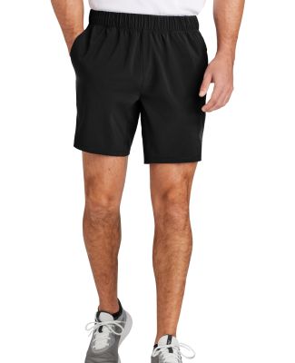 Sport Tek ST485 Sport-Tek<sup></sup> Repeat 7  Sho in Black