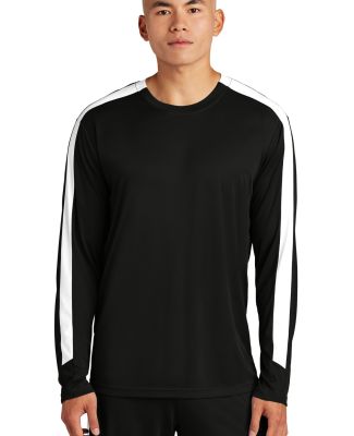 Sport Tek ST100LS Sport-Tek<sup></sup> Competitor< in Blk/white