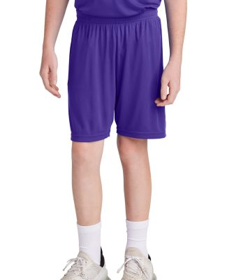 Sport Tek YST103 Sport-Tek<sup></sup> Youth Compet in Purple/wh