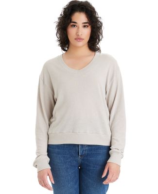 Alternative Apparel 5065BP Ladies' Slouchy Sweatsh in Vintage oat