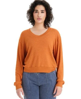 Alternative Apparel 5065BP Ladies' Slouchy Sweatsh in Texas orange