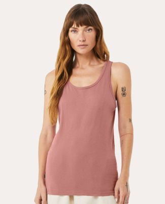 Bella + Canvas 3480 Unisex Jersey Tank in Mauve