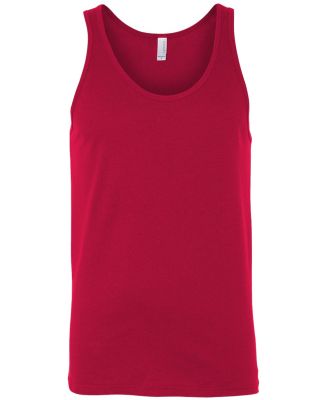 Bella + Canvas 3480 Unisex Jersey Tank in Red