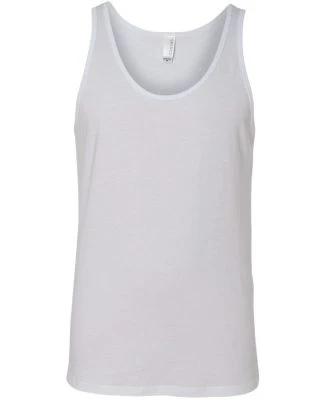 Bella + Canvas 3480 Unisex Jersey Tank in White