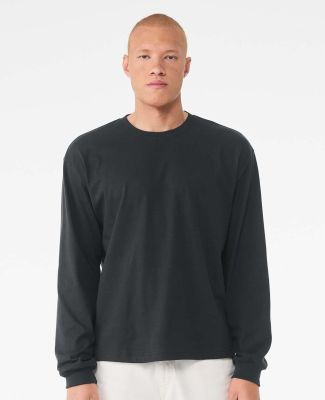Bella+Canvas 3511 Unisex Heavyweight Long-Sleeve T in Dark grey