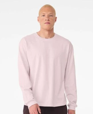 Bella+Canvas 3511 Unisex Heavyweight Long-Sleeve T in Soft pink