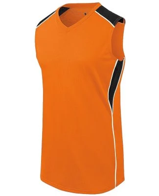 Augusta Sportswear 312162 Women's Dynamite Jersey in Orange/ black/ white