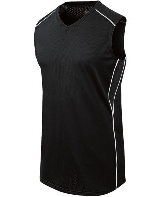 Augusta Sportswear 312163 Girls' Dynamite Jersey in Black/ black/ white