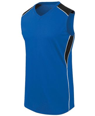 Augusta Sportswear 312163 Girls' Dynamite Jersey in Royal/ black/ white