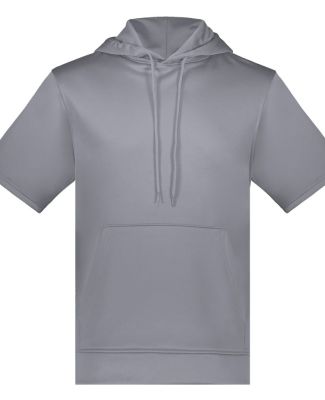 Augusta Sportswear 6871 Fleece Short Sleeve Hooded in Graphite