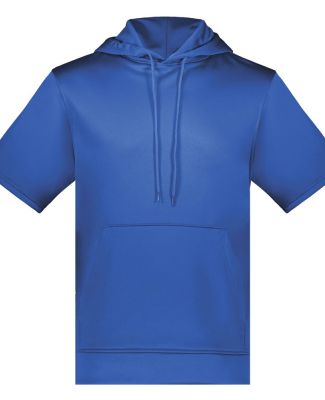 Augusta Sportswear 6871 Fleece Short Sleeve Hooded in Royal