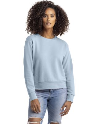 Next Level Apparel 9084 Ladies' Laguna Sueded Swea in Stonewash denim