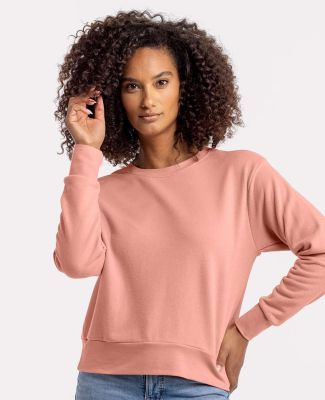 Next Level Apparel 9084 Ladies' Laguna Sueded Swea in Desert pink
