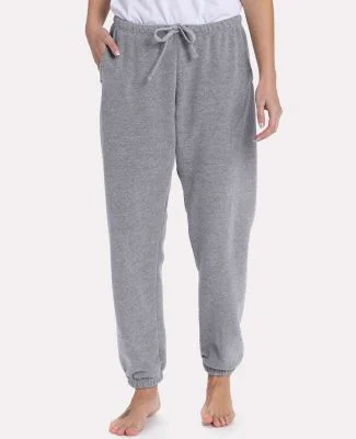 Next Level Apparel 9884 Ladies' Laguna Sueded Swea in Heather gray