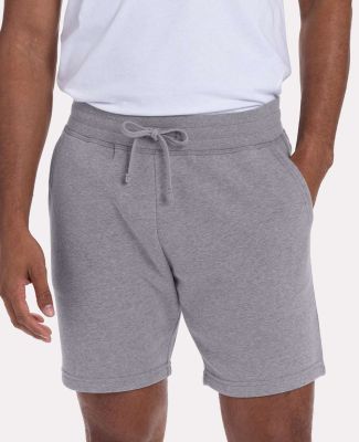 Next Level Apparel 9903 Unisex Fleece Sweatshort in Heather gray