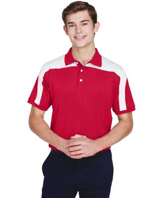 Team 365 TT22 Men's Victor Performance Polo in Sport red