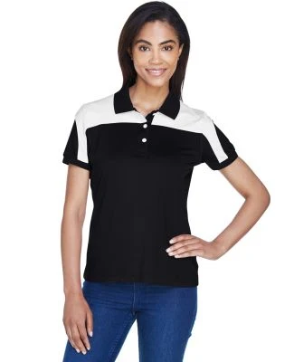 Team 365 TT22W Ladies' Victor Performance Polo in Black