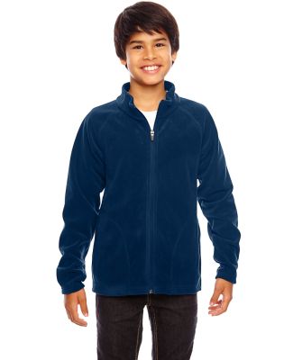 Team 365 TT90Y Youth Campus Microfleece Jacket in Sport dark navy