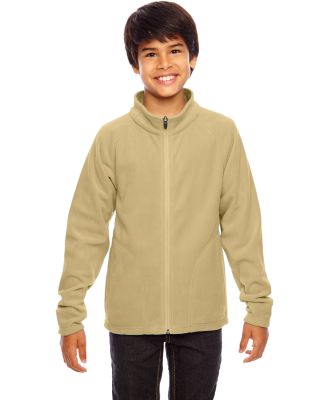 Team 365 TT90Y Youth Campus Microfleece Jacket in Sport vegas gold