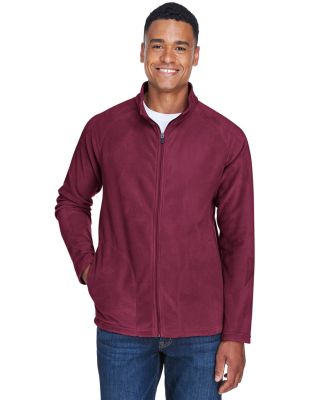 Team 365 TT90 Men's Campus Microfleece Jacket in Sport maroon