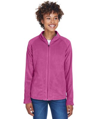 Team 365 TT90W Ladies' Campus Microfleece Jacket in Sport chrty pink