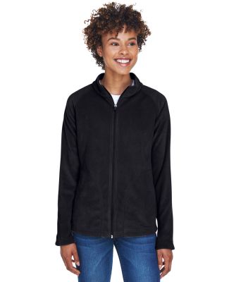 Team 365 TT90W Ladies' Campus Microfleece Jacket in Black