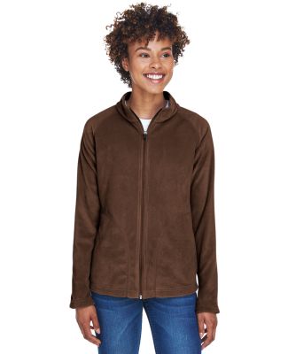 Team 365 TT90W Ladies' Campus Microfleece Jacket in Sport dark brown