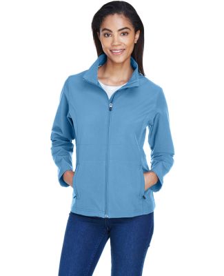 Team 365 TT80W Ladies' Leader Soft Shell Jacket in Sport light blue